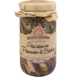 Ganze Sardellen mit Chili Delizie di Calabria