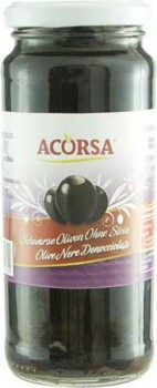 ACORSA - Schwarze Oliven - ohne Stein