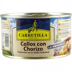 Rinderkutteln mit Chorizo Carretilla
